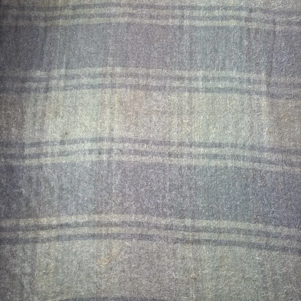 Vintage 1970s 80s Hudson’s Bay 100% Mohair Plaid Made In Scotland 50x65” Throw